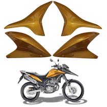 Aba Aleta Guia Inferior Superior Tanque Honda Xre 300 Dourado Amarelo Caju 2010 2011