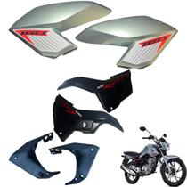 Aba (asa) Tanque Cg Fan 160 2016 até 2021 + Par de Tampa Lateral Lado Filtro e Bateria