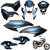Aba (asa) Tanque Cg Fan 160 2022 / 2024 + Tampa Lateral Farol Completo Com Aranha do Painel