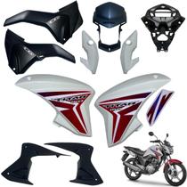 Aba (asa) Tanque Cg Titan 150 2014 / 2015 + Tampa Lateral Farol Completo Com Aranha Do Painel