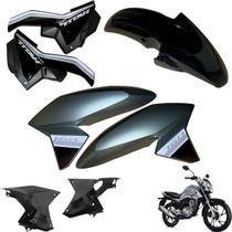Aba (Asa) Tanque Cg Titan 160 2016 até 2021 + Tampa Lateral Paralama Dianteiro