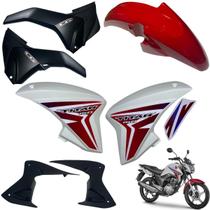 Aba (asa) Tanque Cg Titan 160 Modelo 2014 / 2015 + Tampa Lateral Paralama Dianteiro
