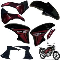 Aba (asa) Tanque Cg Titan 160 Modelo 2014 / 2015 + Tampa Lateral Paralama Dianteiro