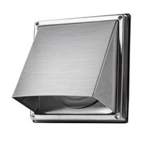 Aba de tampa de ventilação do secador de aço inoxidável Insvrecho de 5 polegadas