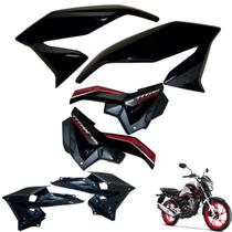 Aba do Tanque Cg Titan 160 modelo 2022 / 2024 + Tampa Lateral