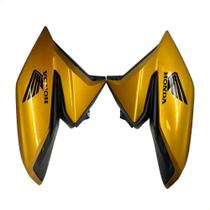 Aba Tanque CG 160 EX 2022 Amarelo Ouro com Defletor Stylu Aba Tanque CG 160 EX 2022 Amarelo Ouro com Defletor Stylu