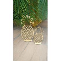 Abacaxi Mdf Com Base Para Decoração - 10 Unidades Abacaxi Mdf Com Base Para Decoração - 10 Unidades