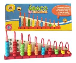 Ábaco 10 Colunas MDF Sortido