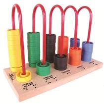 Ábaco braille fechado com 5 colunas - simque - 586