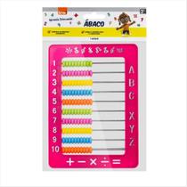 Ábaco com 10 dezenas cores BRW