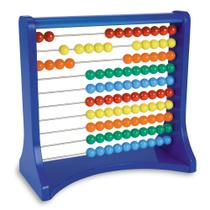 Ábaco de 10 Filas para Crianças Acima de 5 Anos - Brinquedo Educativo de Matemática