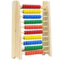 Ábaco De Madeira Brinquedo Educativo Motora Desenvolvimento Matemática Infantil Castela