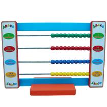 Ábaco de Madeira - Planeta Brinquedos Ábaco de Madeira - Planeta Brinquedos