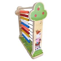 Ábaco Dos Bichos Brinquedo Educativo De Madeira 1719 Ábaco Dos Bichos Brinquedo Educativo De Madeira 1719