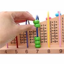 Abaco Horizontal Brinquedo Educativo 10 Colunas Matemática - TOYMIX