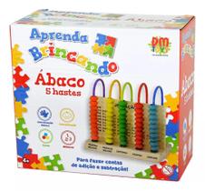 Ábaco Infantil Educativo 5 Colunas Escolar Matemática Ábaco Infantil Educativo 5 Colunas Escolar Matemática