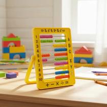 Ábaco Matemático Escolar Infantil Brinquedo Educativo Toymix Montessori Desenvolvimento Ábaco Matemático Escolar Infantil Brinquedo Educativo Toymix Montessori Desenvolvimento