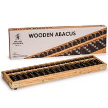 Abacus Yellow Mountain, estilo vintage, madeira, 35,3 cm, Soroban