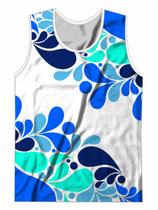 Abadá Regata Adulto Carnaval Fantasia Bloquinho Colorido