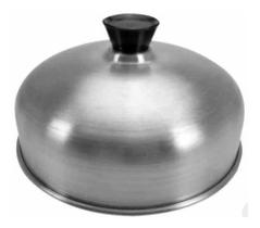 Abafador Beiruth Tampa 20cm Caparroz Alumínio Reforçado Abafador Beiruth Tampa 20cm Caparroz Alumínio Reforçado