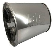 Abafador BTS Oval Inox 304 Polido 250mm 2.5" (2E-2S)