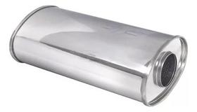 Abafador BTS Oval Inox 304 Polido 400mm 3.0"