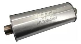 Abafador BTS Oval Inox 430 Escovado 400mm 3.0"