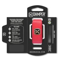 Abafador Corda Guitarra Baixo Damper Vermelho