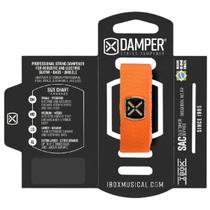 Abafador Damper Laranja DTMD23 Ibox Poliéster Tag Metal MD Médio Instrumentos Guitarra Violão Baixo
