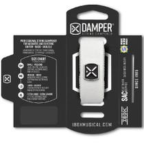 Abafador damper md tag metal couro branco dsmd01