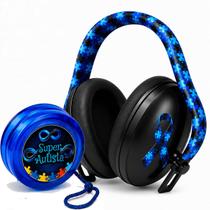 Abafador de barulhos Auditivo 14 db TEA black Blue com Iô Iô especial Abafador de barulhos Auditivo 14 db TEA black Blue com Iô Iô especial