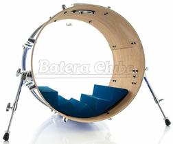 Abafador de Bumbo Kick Control KC18AZ Azul com Profundidade até 18 e Diâmetro 20 a 26
