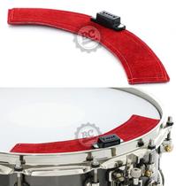Abafador de Caixa Tribal Percussion Gate Red com Ímã para fixar na caixa e controlar harmônicos