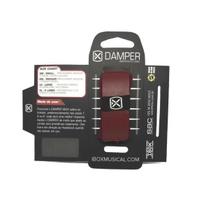 Abafador De Cordas Couro Ibox Damper Bordo - Md Medium