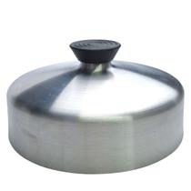 Abafador de hamburguer 15cm aluminio tampa para abafar - WALPAN/NEWPAN