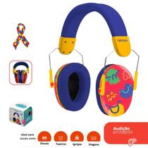 Abafador De Ruido Infantil Criança Autista Fone Som Tea