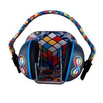 Abafador de Ruido Infinity para Autista 18DB e suporte Cubo