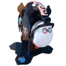 Abafador De ruido Meninas Infinity Pink + Suporte Decorativo Proteção 26 Db