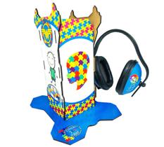Abafador de ruído para Autistas com suporte decorativo Abafador de ruído para Autistas com suporte decorativo