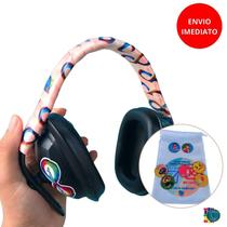 Abafador De Ruido Para Meninas Infinity Rose Proteção 12 Db