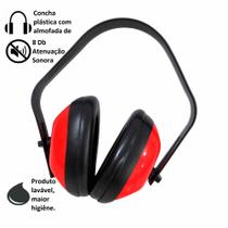 Abafador De Ruídos 8db Tipo Concha E Regulagem De Tamanho Estudar Autista Proteção EPI Audio Barulho