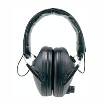 Abafador de ruídos Crezt NTK Tático do tipo eletrônico Preto