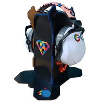 Abafador de ruidos Infinity Pink para Autistas de 26 DB com suporte decorativo Black Abafador de ruidos Infinity Pink para Autistas de 26 DB com suporte decorativo Black