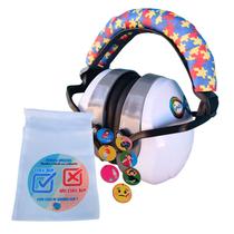 Abafador de Som Infantil Acolchoado para Autistas 26 dB Colorido