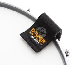 Abafador de Tambores D-Tuner Sound Muffler para aros Die-Cast kit com 2 filtros de harmônicos