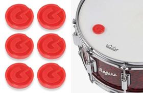 Abafador de Tambores Gibraltar SC-GTG Tuning Gels com 6 pads (Moongel) filtre as sobras da bateria (