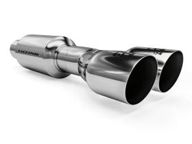 Abafador Escapamento Esportivo Aço Inox Luzian LP118 Ponteira Dupla Chanfrada Abafador Escapamento Esportivo Aço Inox Luzian LP118 Ponteira Dupla Chanfrada