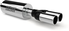 Abafador Escapamento Esportivo Aço Inox Luzian LP2011 3 polegadas Abafador Escapamento Esportivo Aço Inox Luzian LP2011 3 polegadas