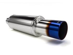 Abafador Esportivo Aço Inox Luzian LA016 Drift Premium Burned Tip 4 polegadas