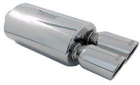 Abafador Esportivo Aço Inox Luzian LA017 Zeus Premium Ponteira Dupla 3,5 polegadas Abafador Esportivo Aço Inox Luzian LA017 Zeus Premium Ponteira Dupla 3,5 polegadas